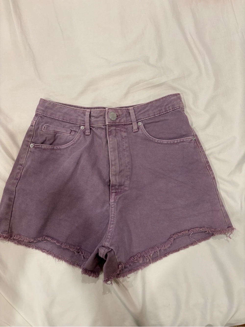 Zara Women's High-Rise Shorts - Lavender